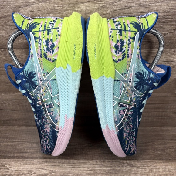 Asics Gel-Noosa Tri 14 Blue Pink Womens US Size 9.5 1012B208 Running Shoes - Picture 7 of 10